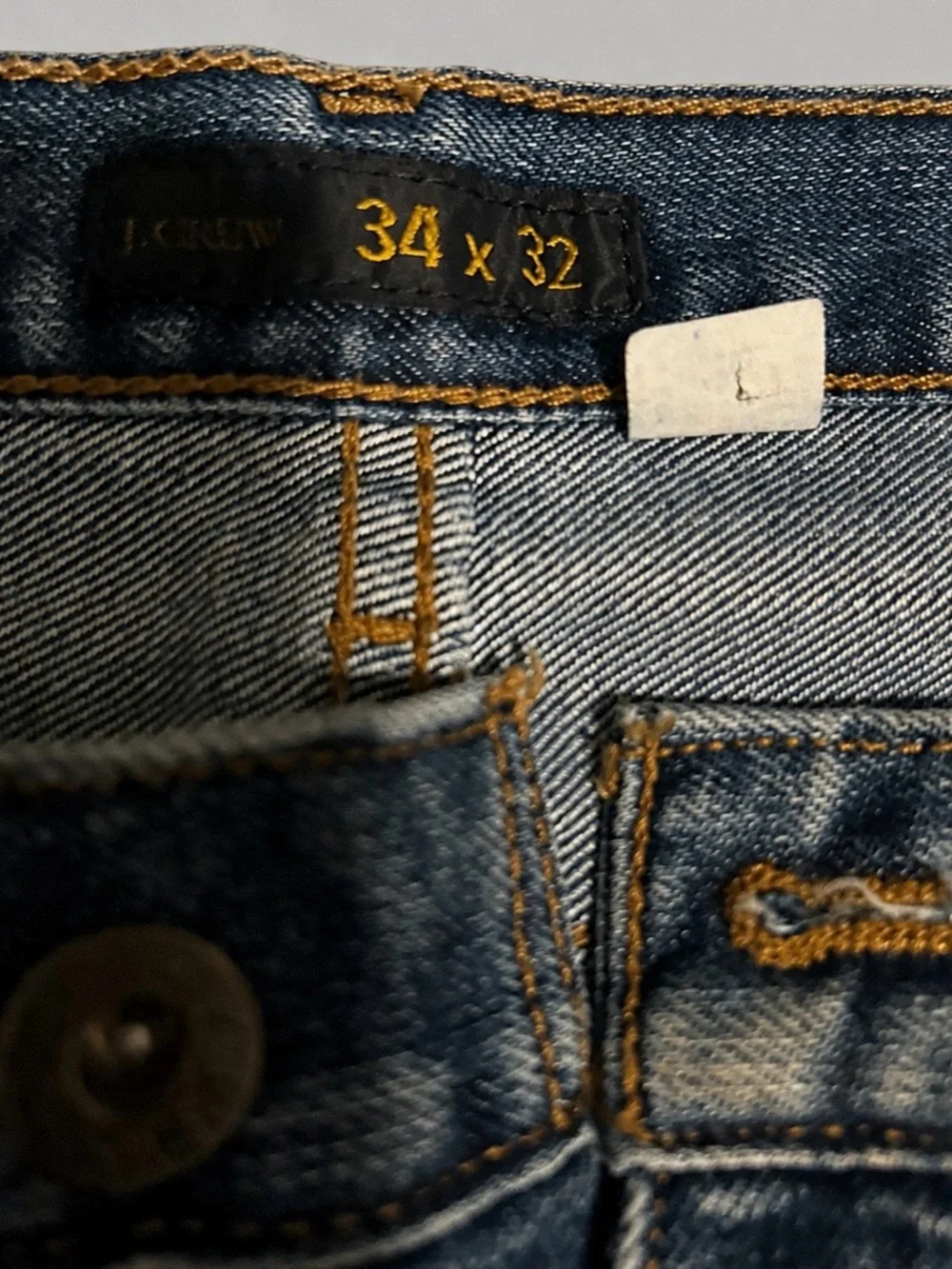 J. Crew Men's Bootcut Jeans in Dark Blue Wash